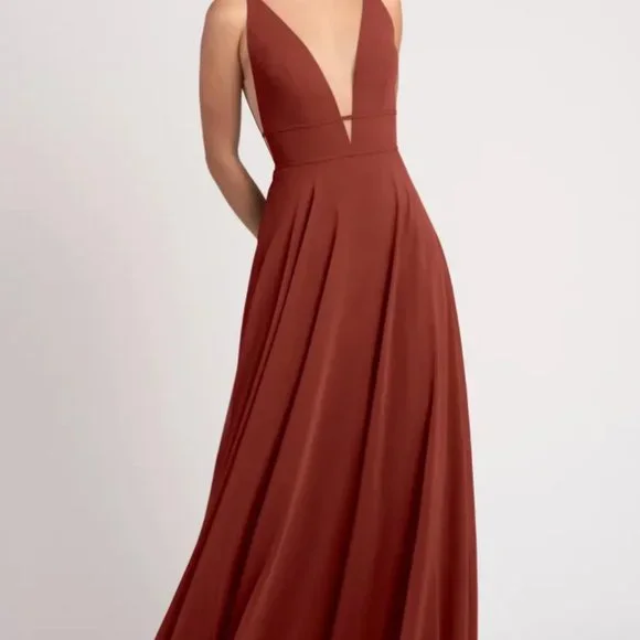 light maroon bridesmaid dresses Mismatched Burgundy Satin Mermaid Long Side Slit Custom Bridesmaid Dre   MarryLover